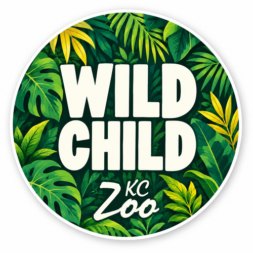 1.5-inch round full-color custom vinyl decal with promotional artwork