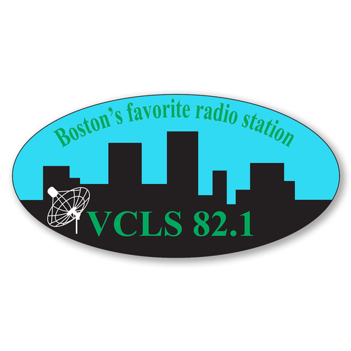 7" x 4" Euro Style Custom Oval Outdoor Decals — Oval Radio