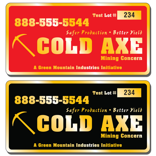 Our numbered asset tag labels are extremely durable and are available in three finishes: Chrome, Gold, and Brushed Aluminum.