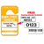 Employee Parking Permit Hang Tags - 25 Pack demonstrating the write-in identification area