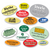 Small Oval Roll Labels - TWO Color (Per 1,000)