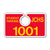 #3646 - Hidden Horizontal Parking Permit Tags showing an alternate printed design example