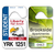 Standard #3647 - Custom Full Color Car Parking Hang Tag Permits showing an alternate printed design example