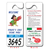 Back view of Giant #3645 - Car Rider Tags - Parent Pickup Tags