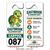 Giant #3645 car rider hang tag front and back printing example