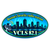 7-by-4-inch Euro-style oval full-color custom outdoor vinyl decal