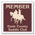 4" X 4" ONE Color Square Cornered Decals showing an alternate printed design example