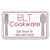 4.5" X 3" ONE Color Round Cornered Decals showing an alternate printed design example