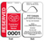 4-Color Process Custom Reserved Parking Permit Hang Tags allow endless design possibilities and project a professional image.
