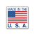 Made In USA Sticker - Rolls of 500