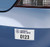 Reflective Parking Permits - Back Adhesive showing an alternate printed design example