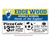 #1 Vinyl Bumper Sticker - Two Ink Colors — Edgewood Eagles