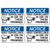 Decal Packs - Video Surveillance On Premises showing the package contents and included products