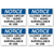 Decal Packs - CCTV / Audio Surveillance In Use showing the package contents and included products