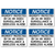 Decal Packs - Video Surveillance & Wireless Alarm showing the package contents and included products