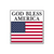 GOD Bless America Flag Stickers 2” x 2” - Roll of 100