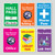 Create custom hall passes for schools, classrooms, offices, restrooms, libraries, and nurse stations. Durable printed student hall passes from NeedDecals.