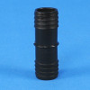 Black HDPE Connectors 3/8" x 3/8" BARB X BARB