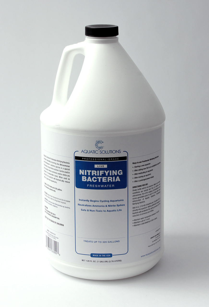 Aquatic Solutions, Nitrifying Bacteria Freshwater (Concentrate) 1 Gallon Treats: (ASNBCON-1)