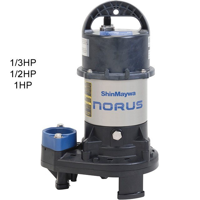 ShinMaywa Norus SM2.15, 3300 GPH, 19' Max Head, 328 Watts, 1/5HP