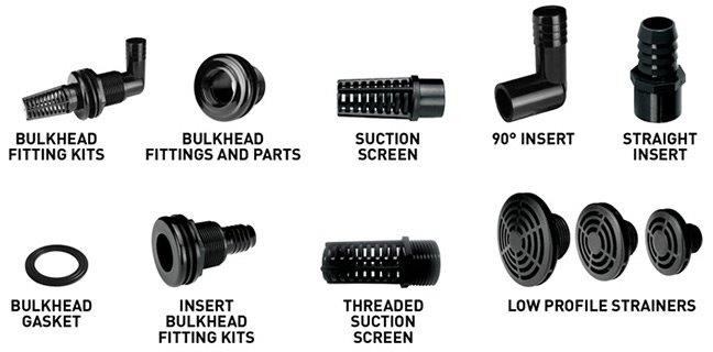 1/2" Bulkhead Fitting KIT SLIP X SLIP R270578