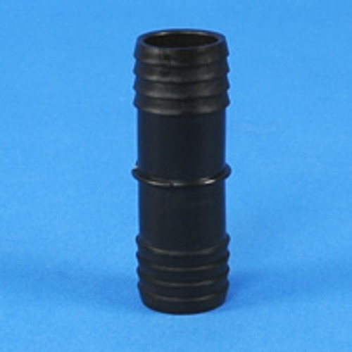 Black HDPE Connectors 3/8" x 3/8" BARB X BARB