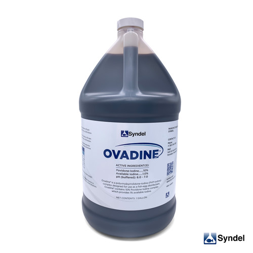 Ovadine (PVP Iodine) - Fish Egg Disinfectant, 1 Gallon (Ovadine (PVP Iodine) - Fish Egg Disinfectant, 1 Gallon)