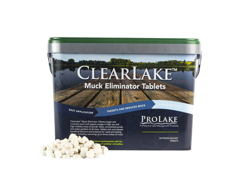 ClearLake™ Muck Eliminator (Tablets), 1 - 24 lb. Bucket, Formerly Smart Pellets 40.8215