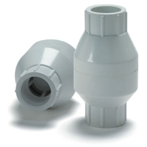 1-1/2" PVC Check valve, Slip, White