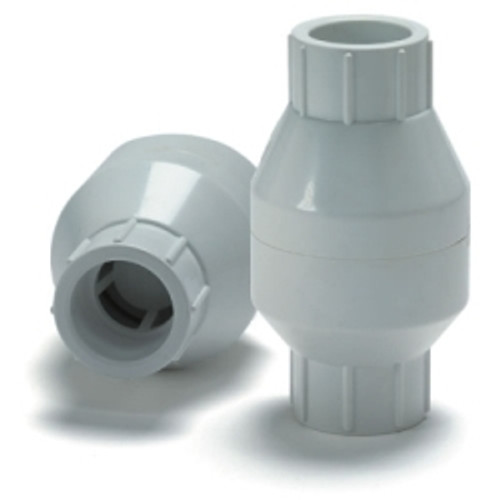 4" PVC SLIP Check Valve, White