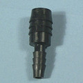 Black HDPE Reducer Connectors 1/4" x 3/16" BARB