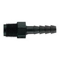 Black HDPE Adapters 1/8" NPT x 1/4" BARB