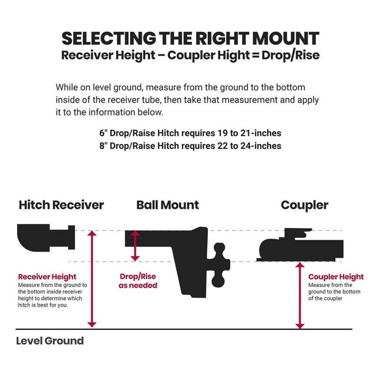 John Deere Gator Drop/Rise HD Dual Ball Mount Trailer Hitches by Titan Ramps DROPHTCH