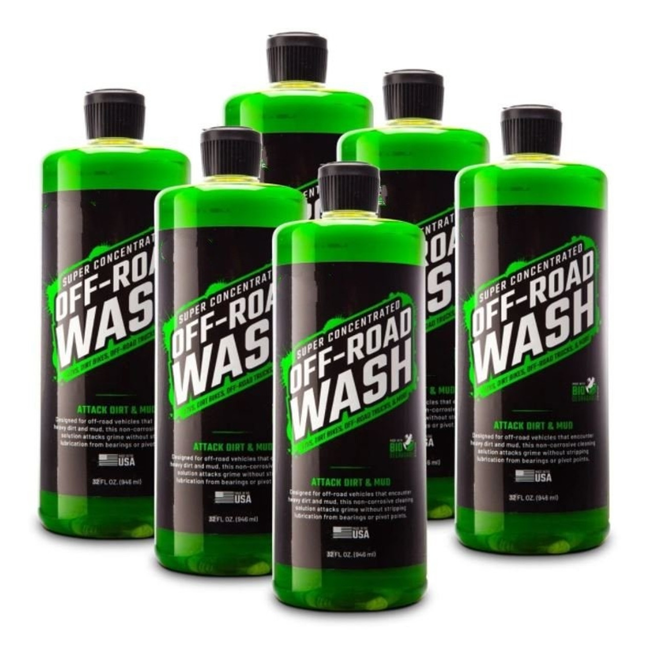 John Deere Gator Offroad Wash Super Concentrate 32 oz. 6 Pack - Slick  Products OFF-ROAD-WASH-SUPER-CONCENTRATE-32OZ.-6PACK