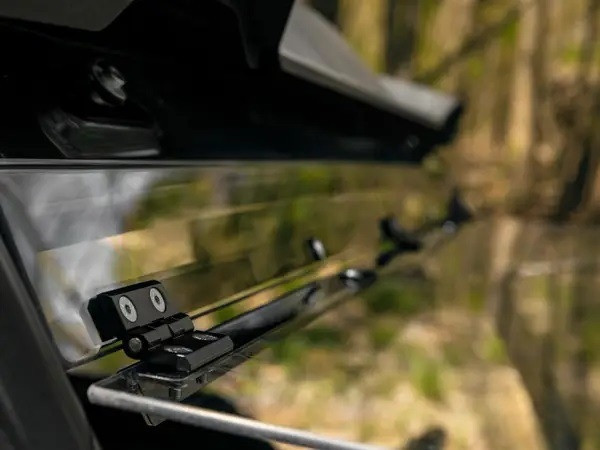 John Deere Gator XUV Scratch-Resistant Flip Windshield by SuperATV