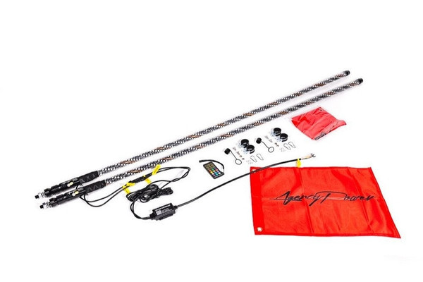 John Deere Gator Universal LED Whip (Pair) by Agency Power