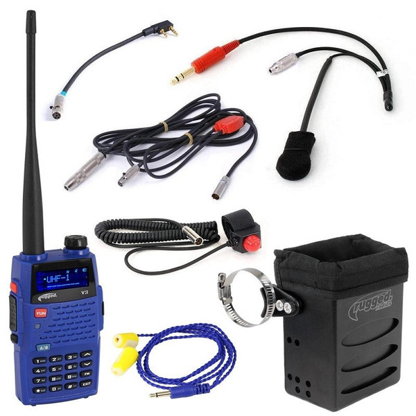 John Deere Gator The Driver 3C Racing Kit with Rugged V3 Handheld Radios by Rugged Radios NASCAR-SS-V3-EPR