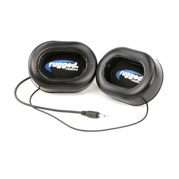 John Deere Gator Gel Ear Pods with Velcro Mounting, Alpha Audio Speakers, Mono 3.5mm Straight Cord by Rugged Radios