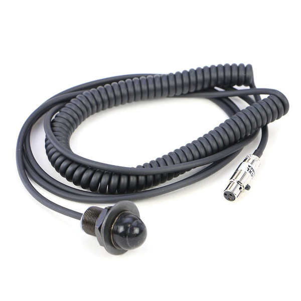 John Deere Gator Hole Mount Coil Cord PTT for Intercom By Rugged Radios