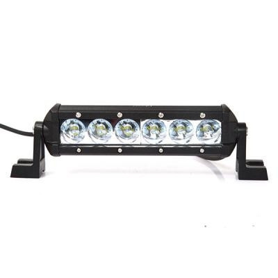 John Deere Gator 7.5 Inch Led Light Bar Single Row 18 Watt Spot Obsidian Series by Quake LED