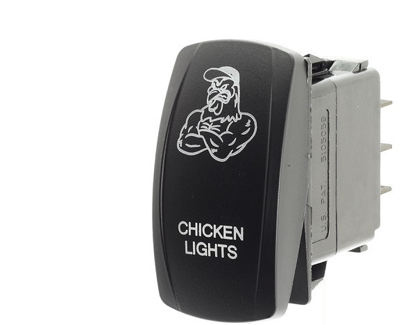 John Deere Gator Chicken Lights Rocker Switch by XTC Power Products