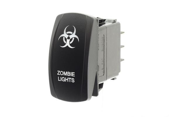 John Deere Gator Carling Switch with Zombie Lights Actuator/Rocker