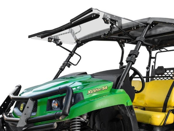 John Deere Gator Scratch-Resistant Flip Windshield by SuperATV - FWS-JD-590M-70 
