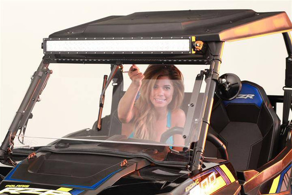 John Deere Gator Hand Operated Wiper for Hard Coated Poly Windshields Only by Extreme Metal Products