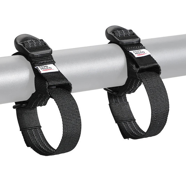 John Deere Gator HPX/RSX/XUV 1.5"-3.5" Shovel Holder Rubber Roof Rack Straps by Kemimoto 