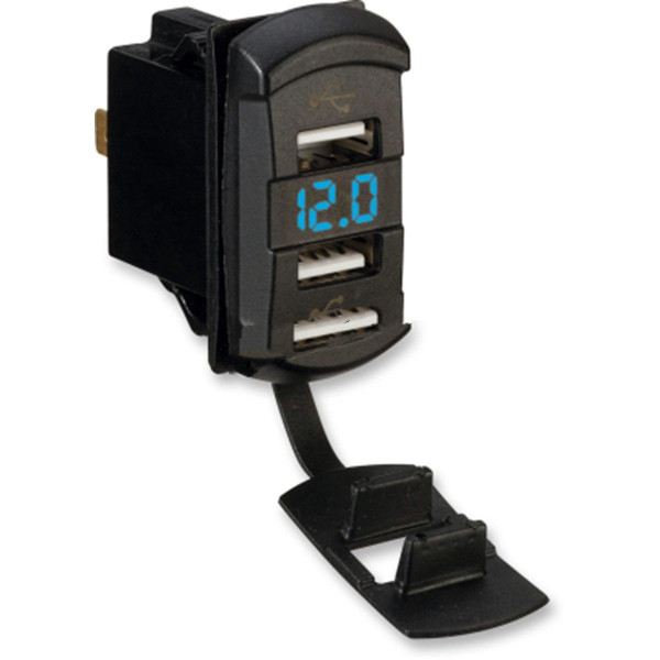 John Deere Gator Dual USB Charger with Voltage Monitor by Moose