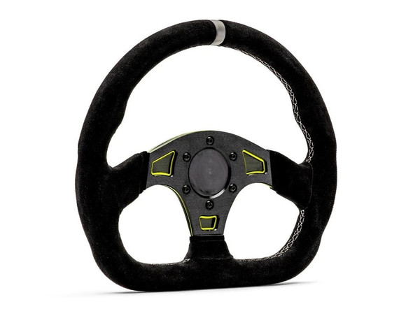 John Deere Gator XUV/RSX Suede Ballistic "D" UTV Steering Wheel by SuperATV