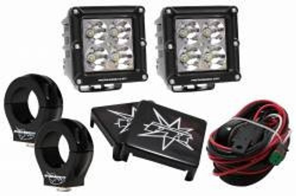 John Deere Gator 5-Watt Dominator Cube Utv Kit With 1.75" Clamps By Lazer Star Lights