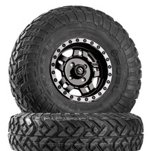 John Deere Gator Anza D557 Matte Black Wheels with Fuel Gripper R | T Tires by Fuel Off-Road