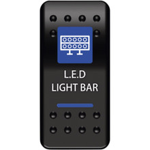 John Deere Gator Dash Mount LED Lightbar Rocker Switch by Moose